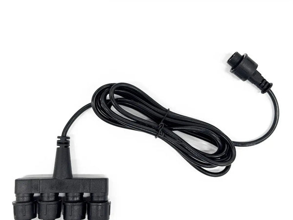 Verdeler 1-4 | Tuinverlichting 12V | Plug and Play | IP65 | 2 Meter Livolo Nederland B.V.