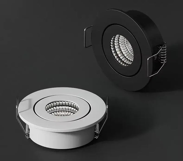 Mini Inbouwspot | Zwart | Kantelbaar en Richtbaar | IP44 | Rond | ø 45mm Livolo Nederland B.V.