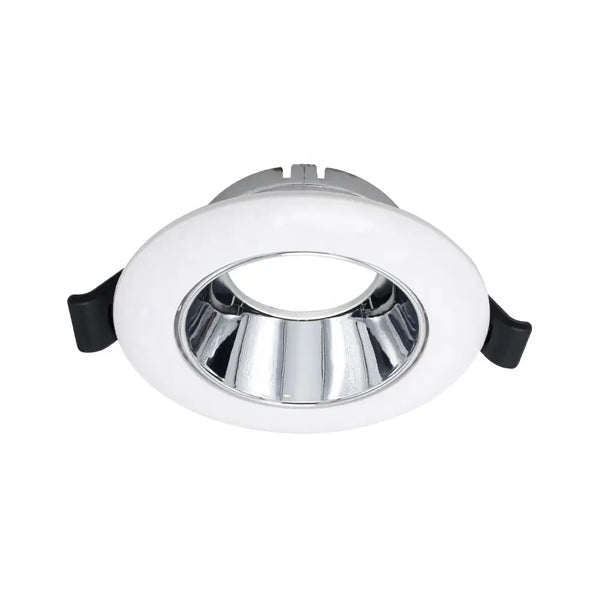 GU10 armatuur | Wit - Chroom | Kantelbaar en Richtbaar | Inbouwspot | Rond | ø 76mm Livolo Nederland B.V.