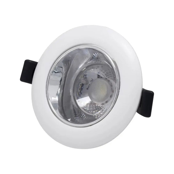 GU10 armatuur | Wit - Chroom | Kantelbaar en Richtbaar | Inbouwspot | Rond | ø 76mm Livolo Nederland B.V.