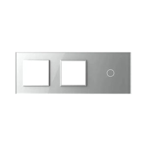 Zelf samenstellen | Grijs | Afdekraam | SR+SR+1 Livolo Nederland B.V.