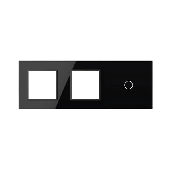 Zelf samenstellen | Zwart | Afdekraam | SR+SR+1 Livolo Nederland B.V.