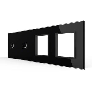 Livolo | Zwart | 1+1+SR+SR | Glasplaat | Combinatie Livolo Nederland B.V.