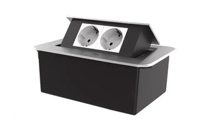 Livolo | Zilver | 2 | Pop-Up Stekkerdoos | Push | Inbouw | Stopcontacten - Wit Livolo Nederland B.V.