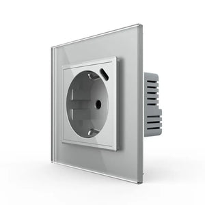 Livolo | Grijs | SR | Wandcontactdoos + USB-C oplader Livolo Nederland B.V.