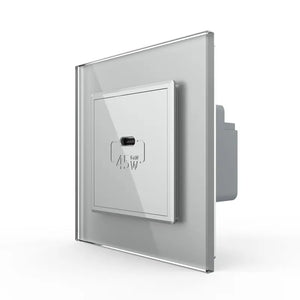 Livolo | Grijs | SR | USB type C oplader Livolo Nederland B.V.