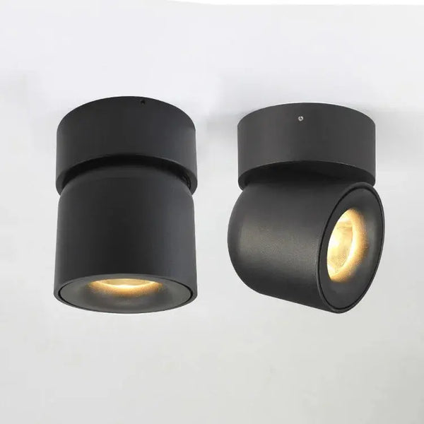 Opbouwspot | Zwart | 1 | Deluxe LED | 360 Graden | Rond Livolo Nederland B.V.