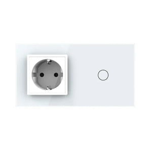 Livolo | Wit | SR+1 | Aan/Uit | Wandcontactdoos | Schakelaar Livolo Nederland B.V.