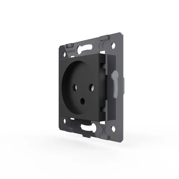 Livolo | Zwart | SR | Module | Wandcontactdoos | Zonder randaarde Livolo Nederland B.V.