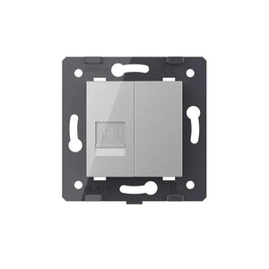 Livolo | Grijs | SR | Telefoon | Blindplaat Livolo Nederland B.V.