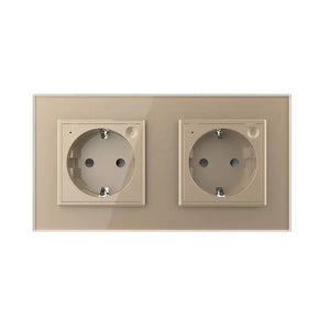 Livolo | Goud | SR+SR | Wandcontactdoos | Smart Home Livolo Nederland B.V.