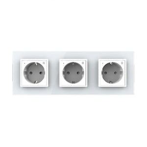 Livolo | Wit | SR+SR+SR | Wandcontactdoos | Smart Home Livolo Nederland B.V.