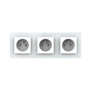 Livolo | Wit | SR+SR+SR | Wandcontactdoos | France Livolo Nederland B.V.