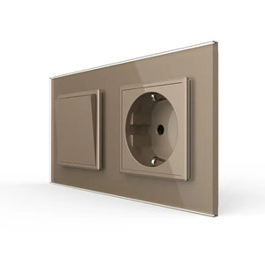 Livolo | Goud | SR+SR | Aan/Uit | Wipschakelaar | Wandcontactdoos Livolo Nederland B.V.