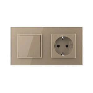 Livolo | Goud | SR+SR | Aan/Uit | Wipschakelaar | Wandcontactdoos Livolo Nederland B.V.