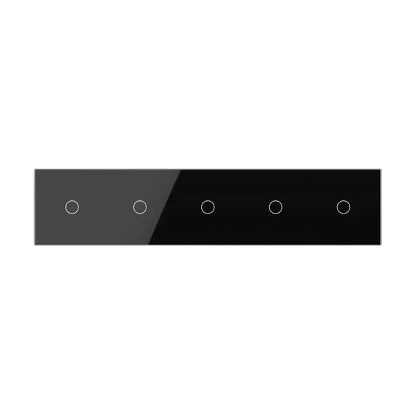 Livolo | Zwart | 1+1+1+1+1 | Dimmer | Wisselschakelaar Livolo Nederland B.V.