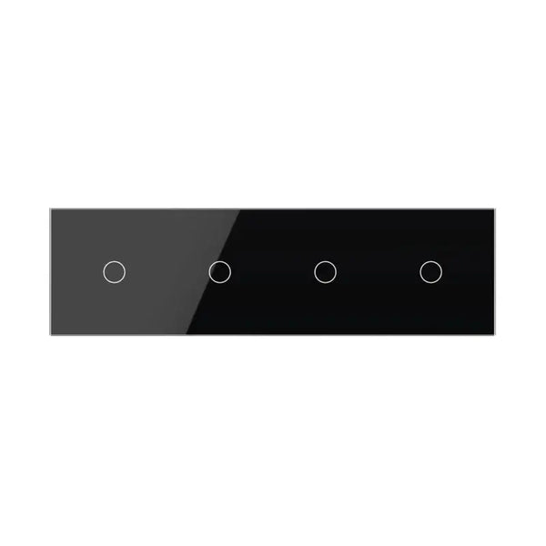 Livolo | Zwart | 1+1+1+1 | Aan/Uit | Schakelaar | Smart Home Livolo Nederland B.V.