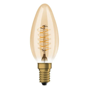 E14 | Warm-Wit | LED | Kaars Filament | Amber Livolo Nederland B.V.