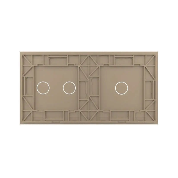 Livolo | Goud | 2+1 | Glasplaat | Touchschakelaar Livolo Nederland B.V.