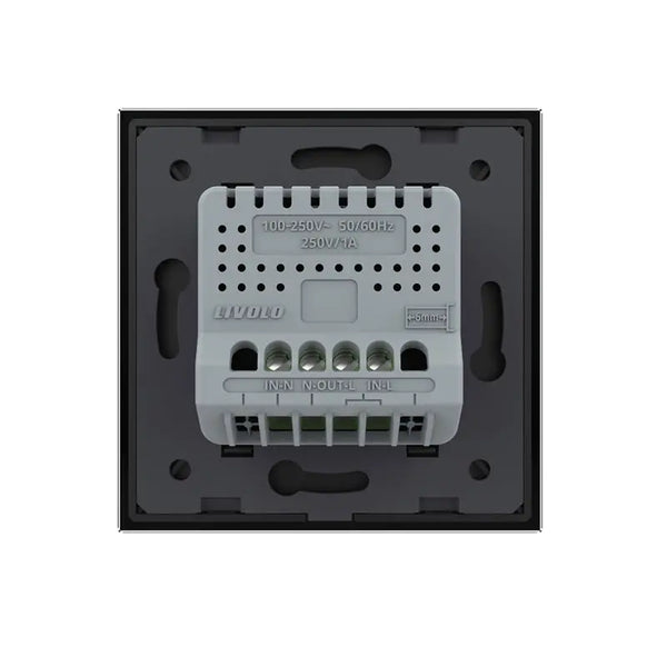 Livolo | Zwart | SR | Aan/Uit contactloos | Schakelaar Livolo Nederland B.V.