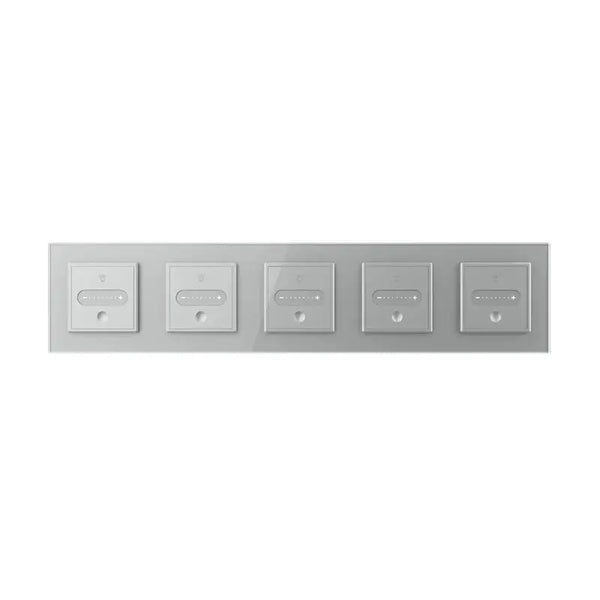Livolo | Grijs | SR+SR+SR+SR+SR | Slide-Dimmer | Wisselschakelaar | Smart Home Livolo Nederland B.V.