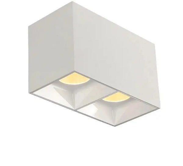 Opbouwspot | Wit | 2 | Deluxe LED | Vierkant Livolo Nederland B.V.