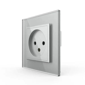 Livolo | Grijs | SR | Wandcontactdoos | Zonder randaarde Livolo Nederland B.V.