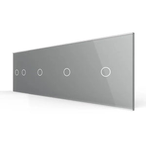 Livolo | Grijs | 2+1+1+1 | Glasplaat | Touchschakelaar Livolo Nederland B.V.