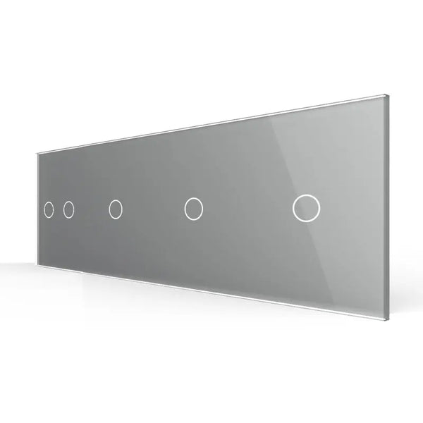 Livolo | Grijs | 2+1+1+1 | Glasplaat | Touchschakelaar Livolo Nederland B.V.
