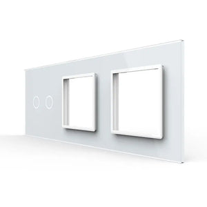 Livolo | Wit | 2+SR+SR | Glasplaat | Combinatie Livolo Nederland B.V.