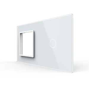 Livolo | Wit | SR+1 | Glasplaat | Combinatie Livolo Nederland B.V.