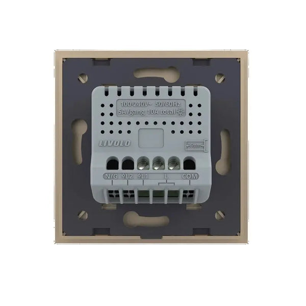 Livolo | Goud | 1 | Puls | Schakelaar Livolo Nederland B.V.