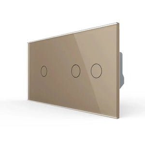 Livolo | Goud | 1+2 | Dimmer | Schakelaars Livolo Nederland B.V.