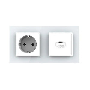 Livolo | Wit | SR+SR | Wandcontactdoos | USB type C oplader Livolo Nederland B.V.