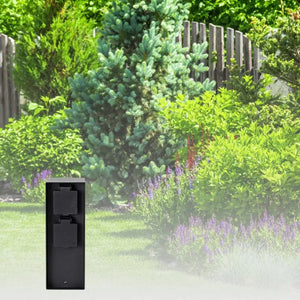 Buiten Wandcontactdoos | Zwart | 4 Stopcontacten | Waterdicht Livolo Nederland B.V.