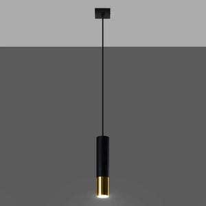 Hanglamp | 1 | Zwart met gouden buitenzijde | Luxe LED Livolo Nederland B.V.