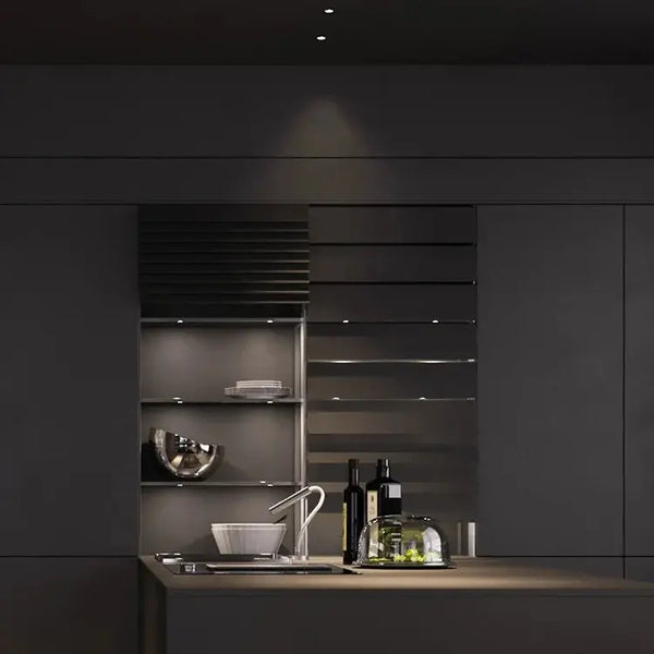 GU10 armatuur | Zwart - Goud | Kantelbaar en Richtbaar | Inbouwspot | Rond | ø 76mm Livolo Nederland B.V.