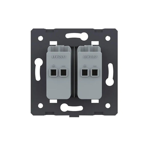 Livolo | Zwart | SR | Audio insteek | Audio insteek Livolo Nederland B.V.