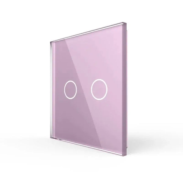 Livolo | Roze | 2 | Glasplaat | Touchschakelaar Livolo Nederland B.V.