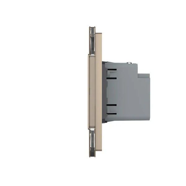 Livolo | Goud | SR+SR | Wandcontactdoos | USB type C oplader Livolo Nederland B.V.