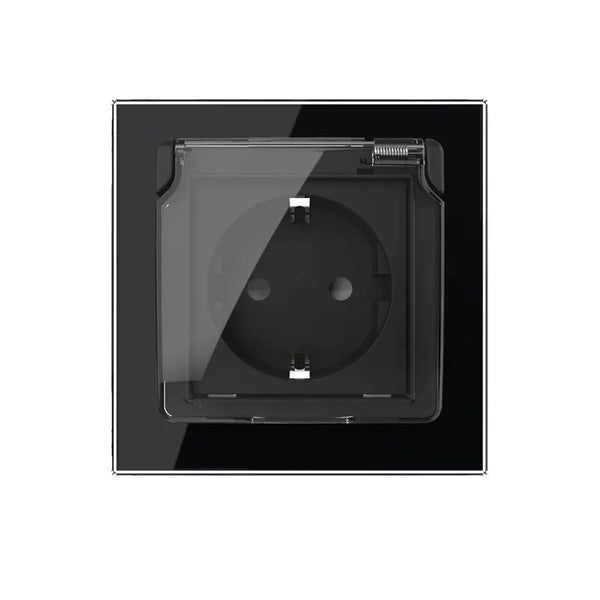 Livolo | Zwart | SR | Wandcontactdoos | IP44 Livolo Nederland B.V.