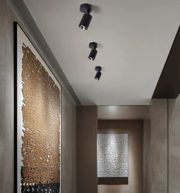 Plafondlamp | Zwart | 1 | LED spot | Rond | Verstelbaar Livolo Nederland B.V.