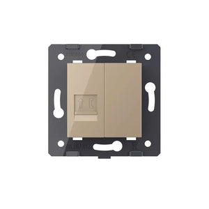 Livolo | Goud | SR | Telefoon | Blindplaat Livolo Nederland B.V.