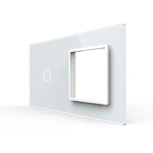 Livolo | Wit | 1+SR | Glasplaat | Combinatie Livolo Nederland B.V.