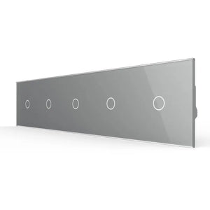 Livolo | Grijs | 1+1+1+1+1 | Dimmer | Schakelaar Livolo Nederland B.V.