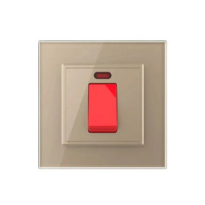 Livolo | Goud | 1 | Aan/Uit | Dubbelpolige schakelaar | 16A Livolo Nederland B.V.