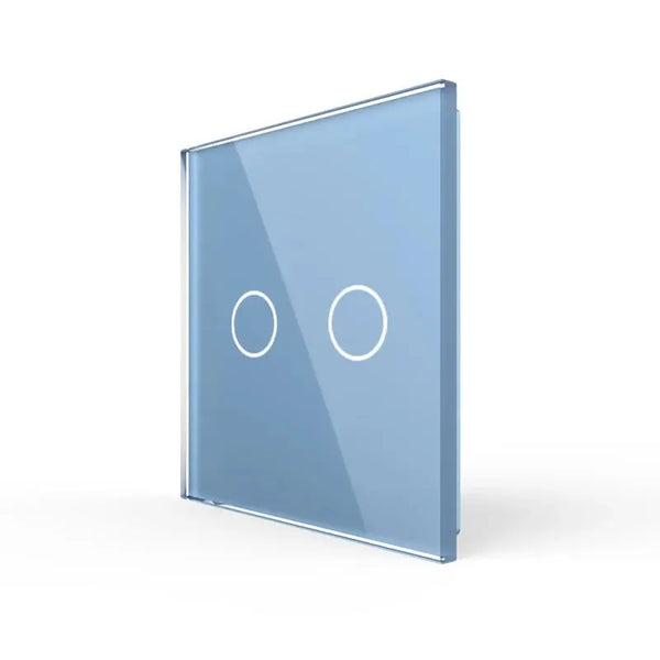 Livolo | Blauw | 2 | Glasplaat | Touchschakelaar Livolo Nederland B.V.