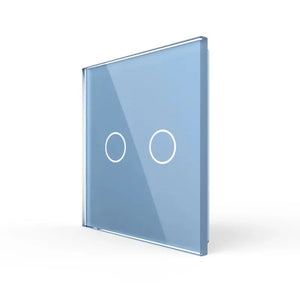 Livolo | Blauw | 2 | Glasplaat | Touchschakelaar Livolo Nederland B.V.