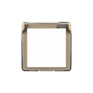Livolo | Goud | SR | Spatwaterdicht IP44 | Klapdeksel Livolo Nederland B.V.
