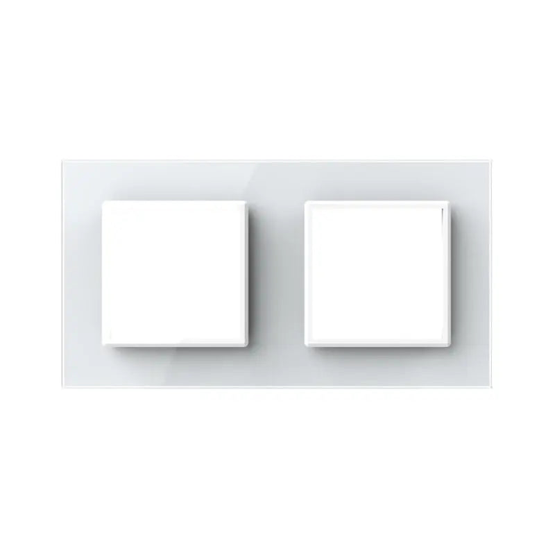 Construisez-le vous-même | Blanc | Cadre de couverture SR+SR Livolo Nederland B.V.